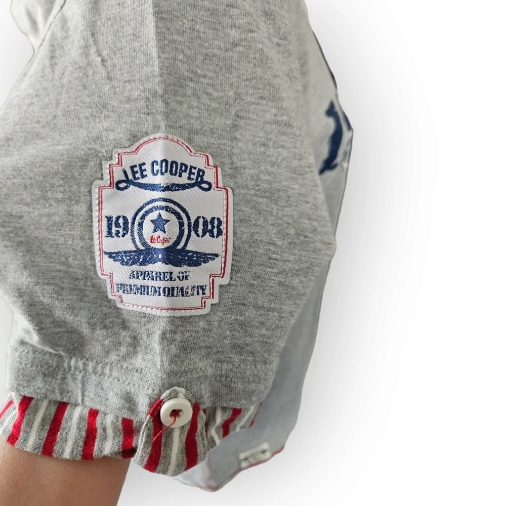 Lee Cooper | Unisex Shirt With Hood |Size Medium |  NWT - Picture 5 of 9